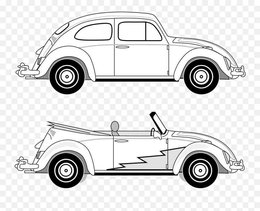 Car Clipart Beetle - Volkswagen Bug Clip Art Transparent Svg Free Vw Beetle Emoji,Car Clipart Black And White
