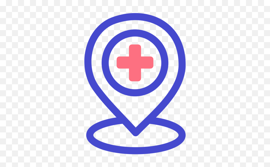 Hospital Location Stroke Icon - Transparent Png U0026 Svg Vector Logo Hospital Png Emoji,Location Logo