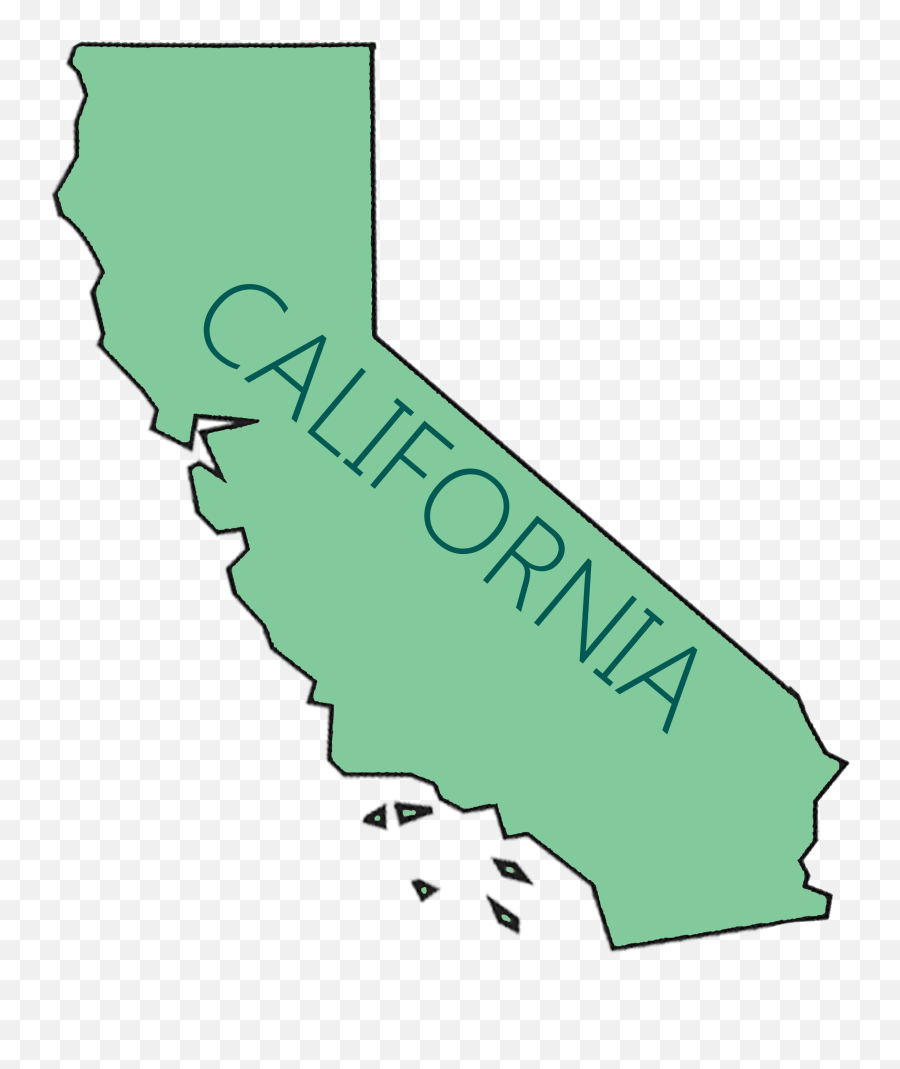 Download Transparent California Free - Transparent California Clip Art Emoji,California Clipart