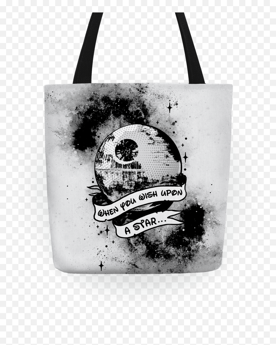 When You Wish Upon A Death Star Totes - Tote Bag Emoji,Death Star Png