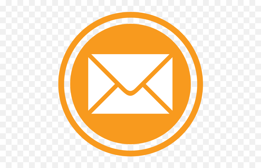 Email Icon Orange - Email Icon Orange Png Emoji,Email Icon Png