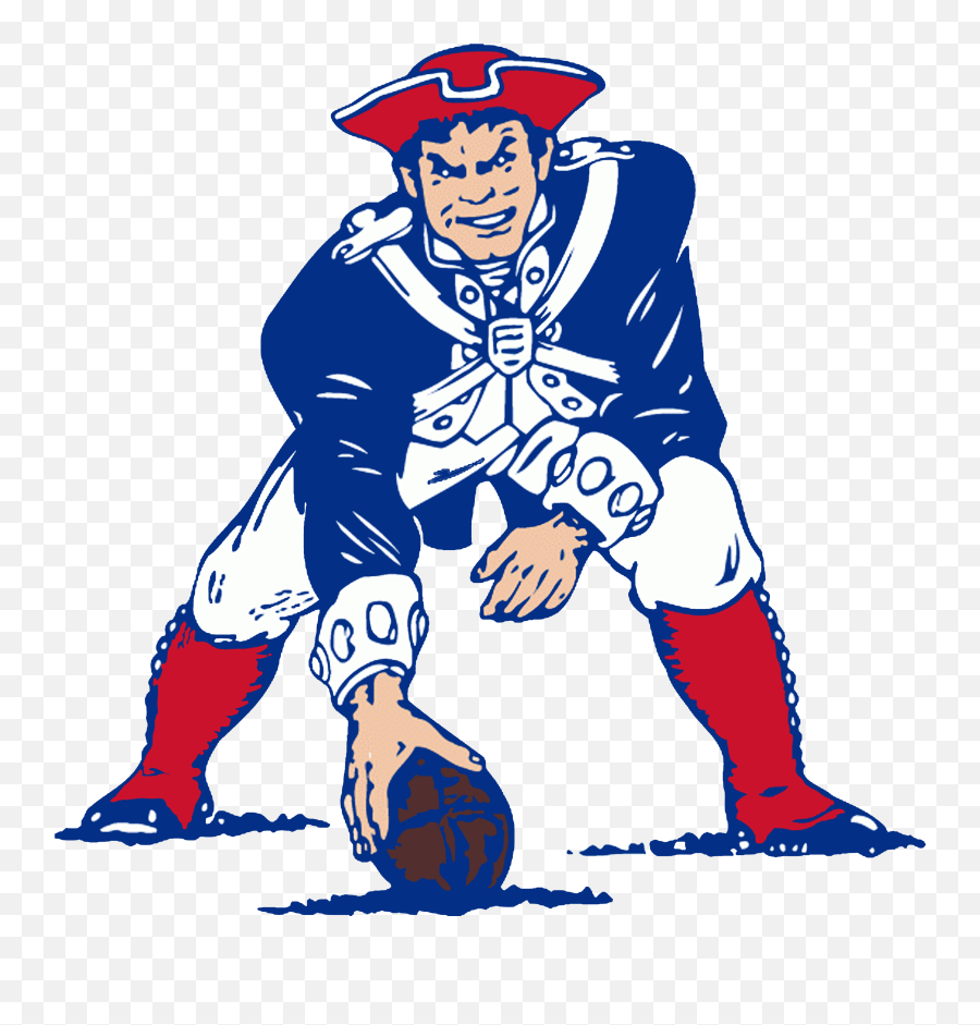 Patriots Old Logo Drawing Free Image - New England Patriots Altes Logo Emoji,Old Patriots Logo