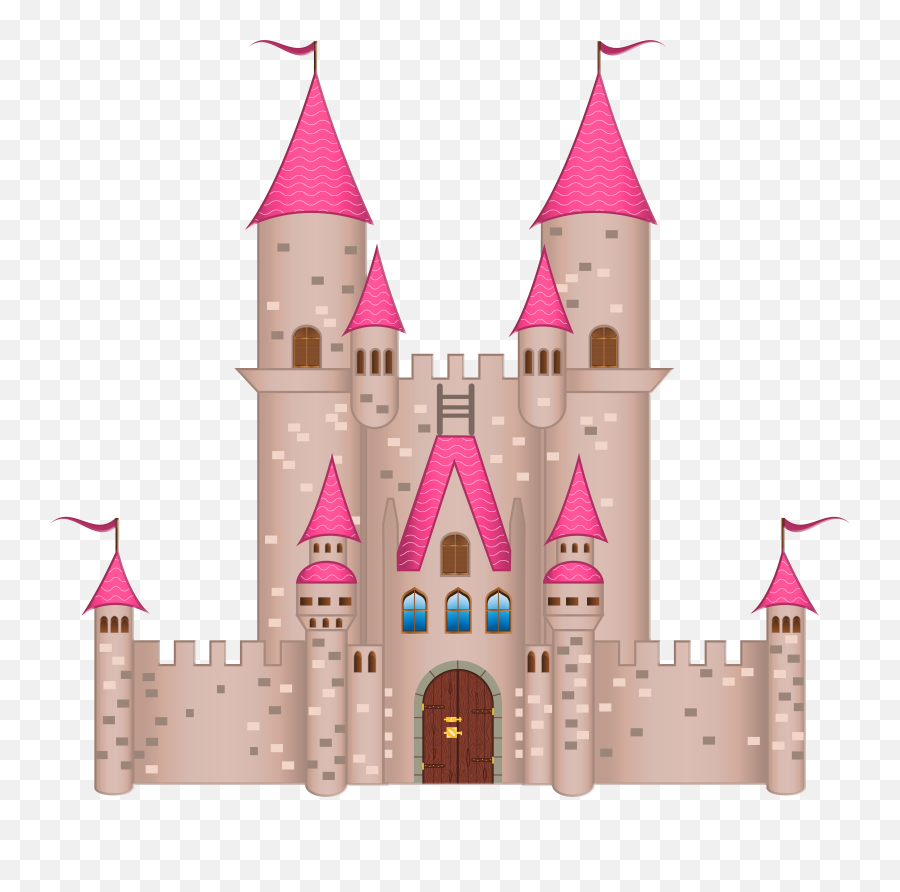 Pink Castle Clipart Image Gallery - Clipart Images Of Castle Emoji,Castle Clipart