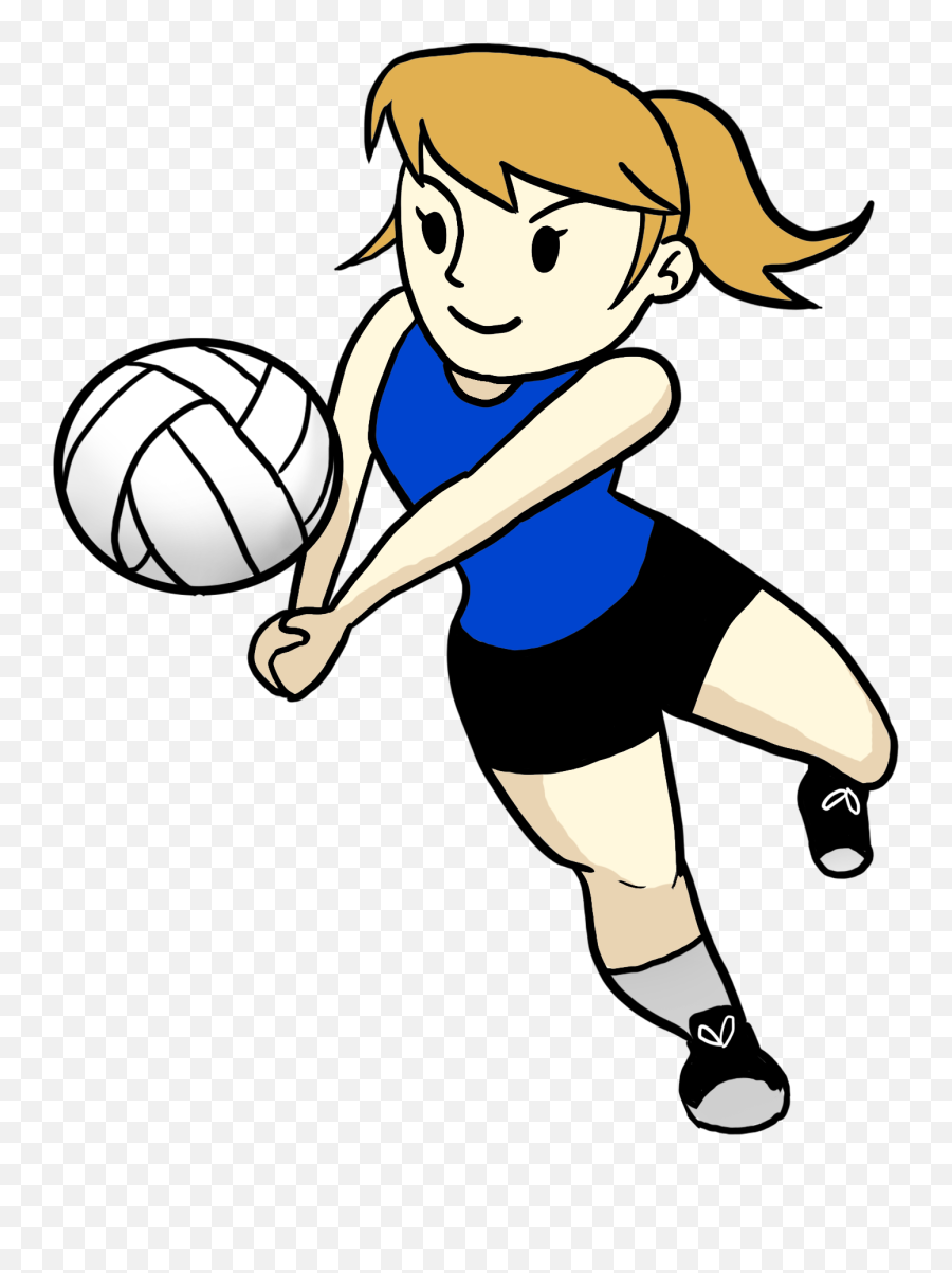 Volleyball Clipart Images Black And - Volleyball Player Clipart Emoji,Volleyball Clipart Black And White