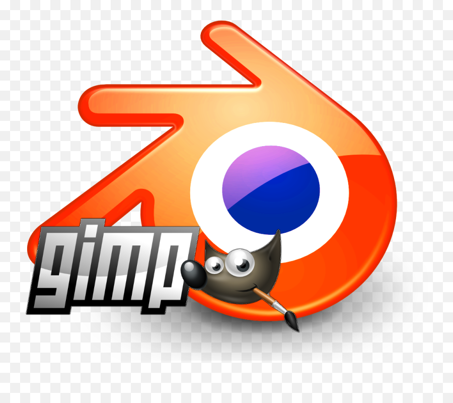Download Blenderlogo Gimp - Gimp Emoji,Gimp Transparent Background