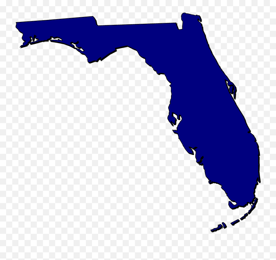 Florida Style Maps In 50 Colors - Florida State Silhouette Emoji,Darkness Clipart