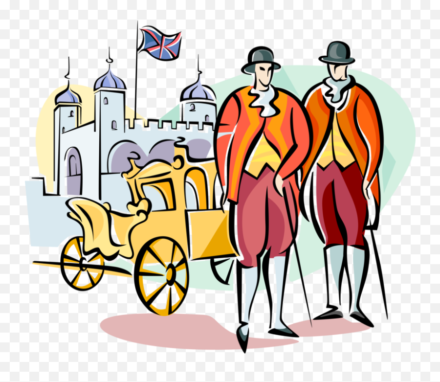 Vector Illustration Of Englishmen - Coachman Emoji,Englishman Clipart