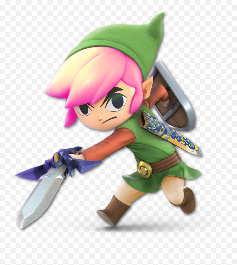 I Made A Toon Link Skin Based On Linku0027s Appearance In A Link - Super Smash Bros Ultimate Toon Link Png Emoji,A Link To The Past Logo