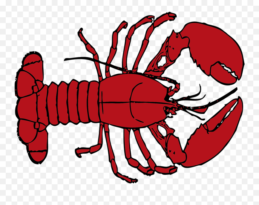 Lobster Animal Sea Emoji,Ocean Animal Clipart