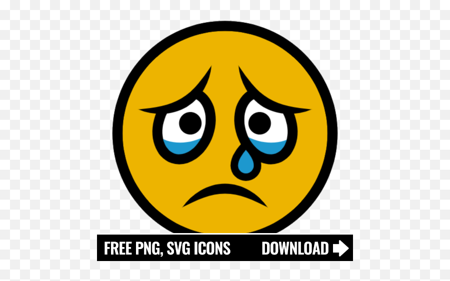 Pin On Emoticons Smileys Emoji Png Svg Icons,Cry Emoji Png