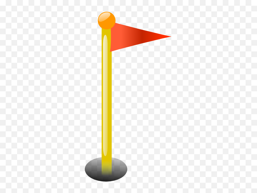 New Golf Flag Clip Art At Clkercom - Vector Clip Art Online Emoji,Free Golfing Clipart