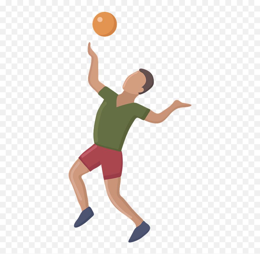 Volleyball Player Clipart Free Download Transparent Png Emoji,Volleyball Clipart Free