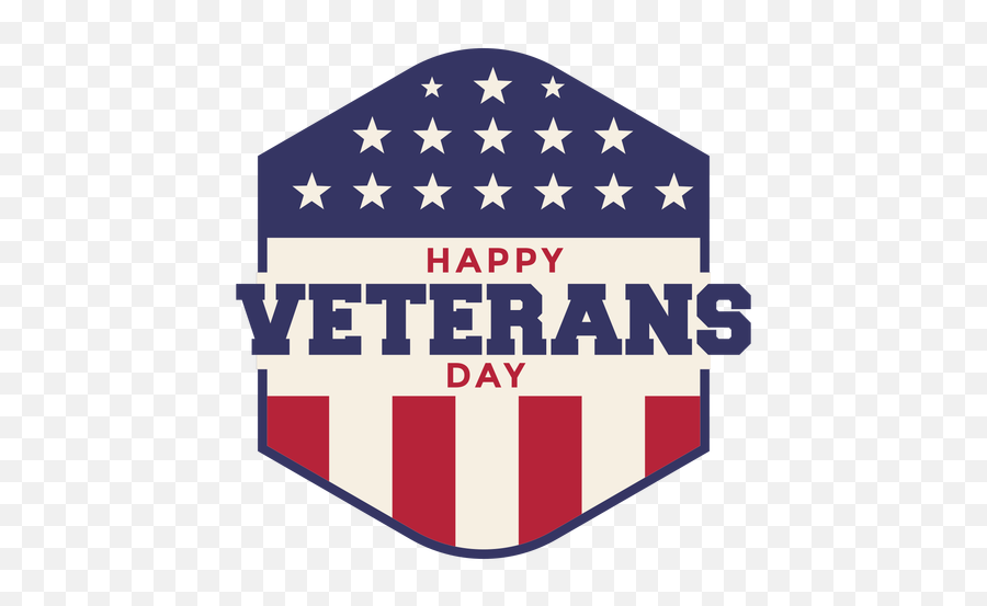 Veterans Day Badge American Flag - Transparent Png U0026 Svg American Emoji,American Flag Transparent