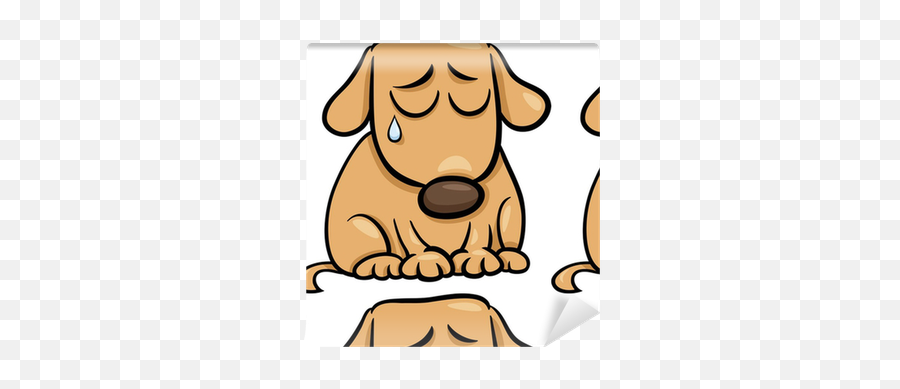 Sad Dog Cartoon Illustration Wallpaper U2022 Pixers - We Live Emoji,Sad Dog Png
