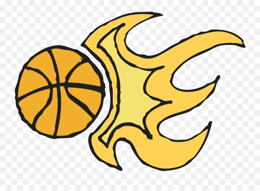 Free Basketball On Fire Hand Drawn 1188669 Png With Emoji,Purple Fire Png