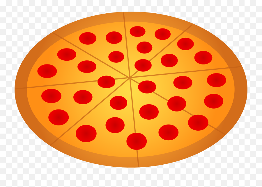 Pizza Clipart Cute Pizza Cute - Pizza Whole Clipart Emoji,Pizza Clipart Black And White