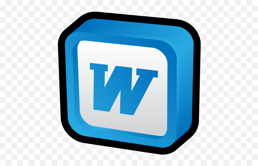Microsoft Word Icon - Microsoft Office Word Emoji,Microsoft Word Logo