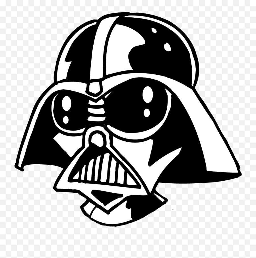 Darth Vader Clip Art Transparent Png - Darth Vader Emoji,Darth Vader Clipart