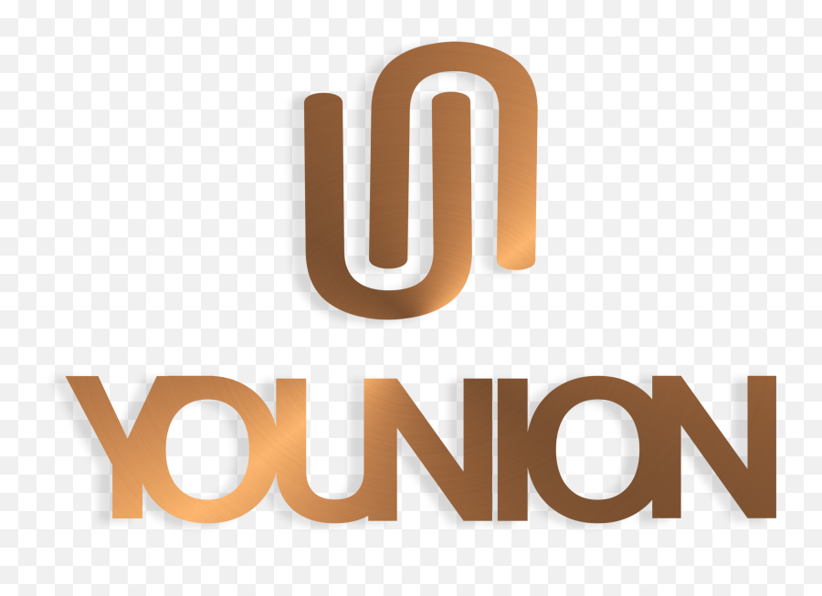 Younion Logo Copper With Shadow - Giardino Giusti Emoji,Shadow Logo