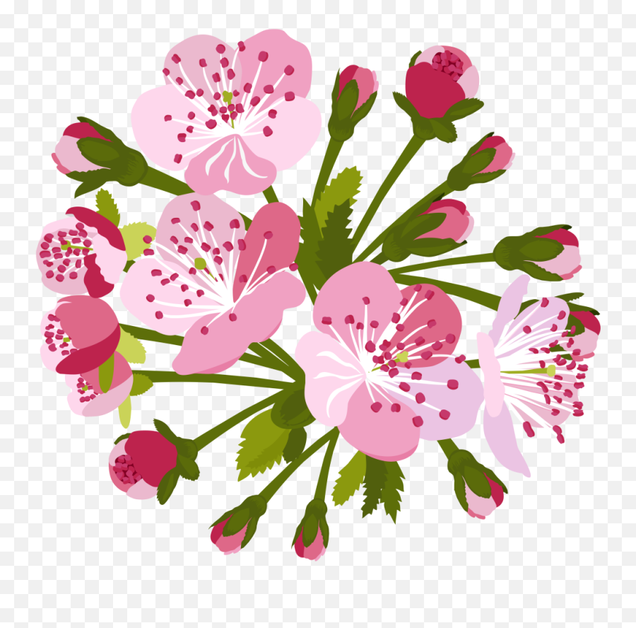 Spring Flowers Clip Art Freebies Flower Clipart Flower Clip - Clip Art Emoji,Spring Flower Clipart