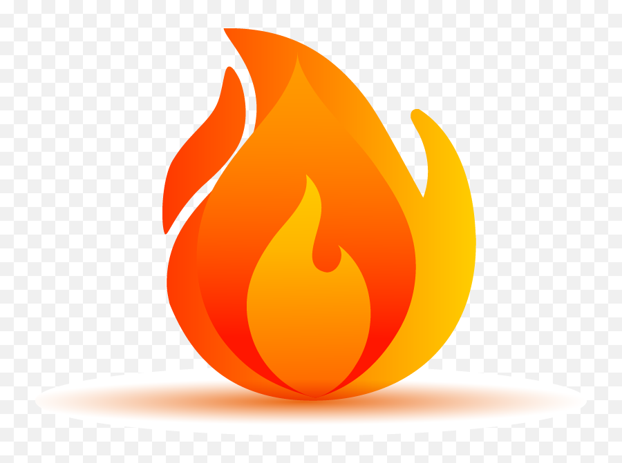 Fire Download Icon - Cartoon Flame Vector Elements Png Flame Transparent Cartoon Png Emoji,Cartoon Fire Png