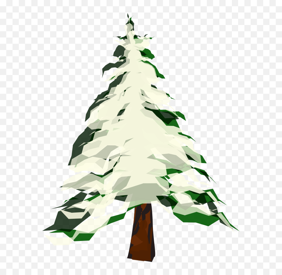 Winter - Snow Tree Png Vector Emoji,Winter Tree Clipart