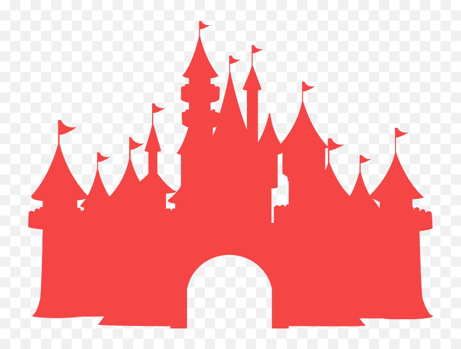 Disney Castle Silhouette - Transparent Disney Castle Silhouette Png Emoji,Castle Silhouette Png