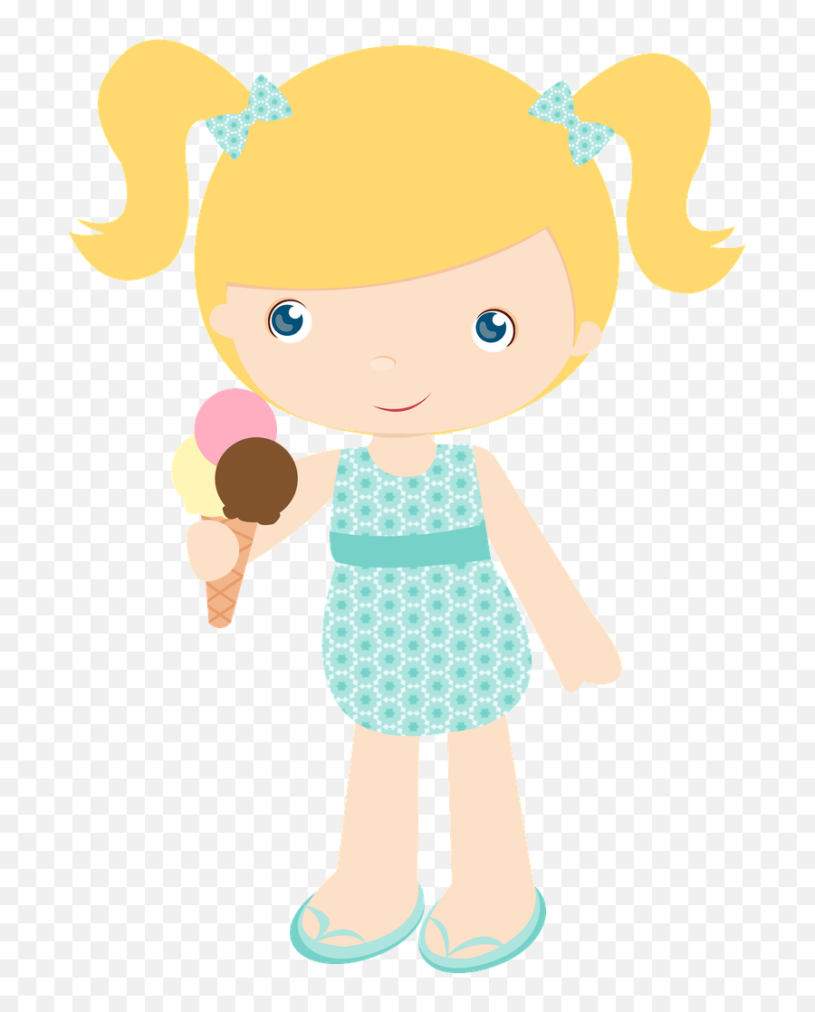 Girly Clipart Beach Girly Beach - Girl Eating Ice Cream At Beach Clipart Emoji,Girly Clipart