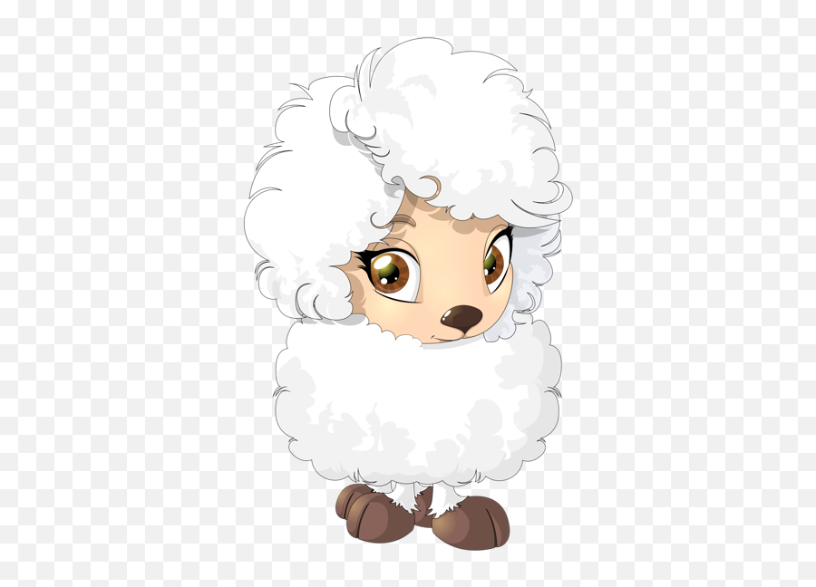 Cute Sheep Png Clipart Picture Cute Animal Illustration - Cartoon Cute Sheep Emoji,Baby Lamb Clipart