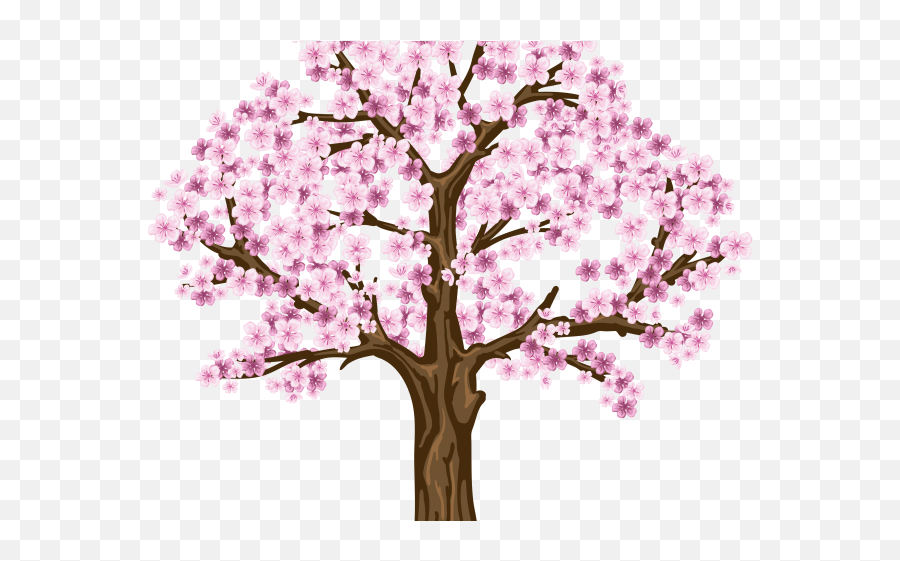 Download Sakura Clipart Dogwood Tree - Cherry Blossom Tree Emoji,Sakura Clipart