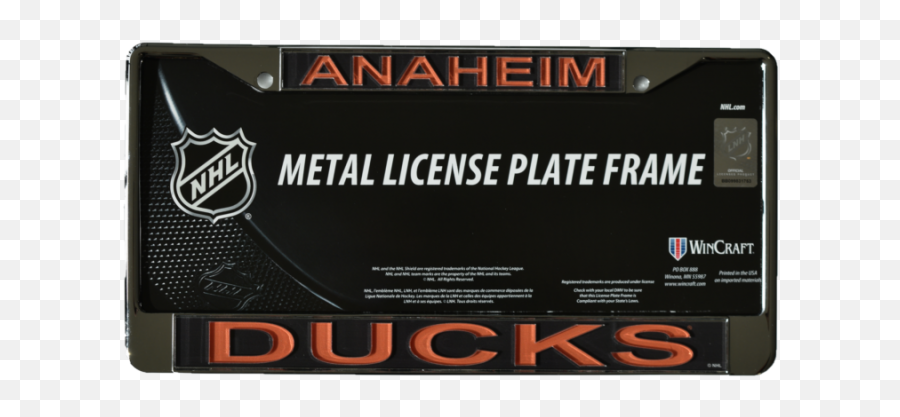 Anaheim Ducks Sl Lic Plate Frame Emoji,Anaheim Ducks Logo Png
