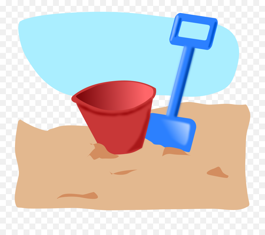 Bucket And Spade Clip Art - Bucket And Spade Clipart Emoji,Shovel Clipart