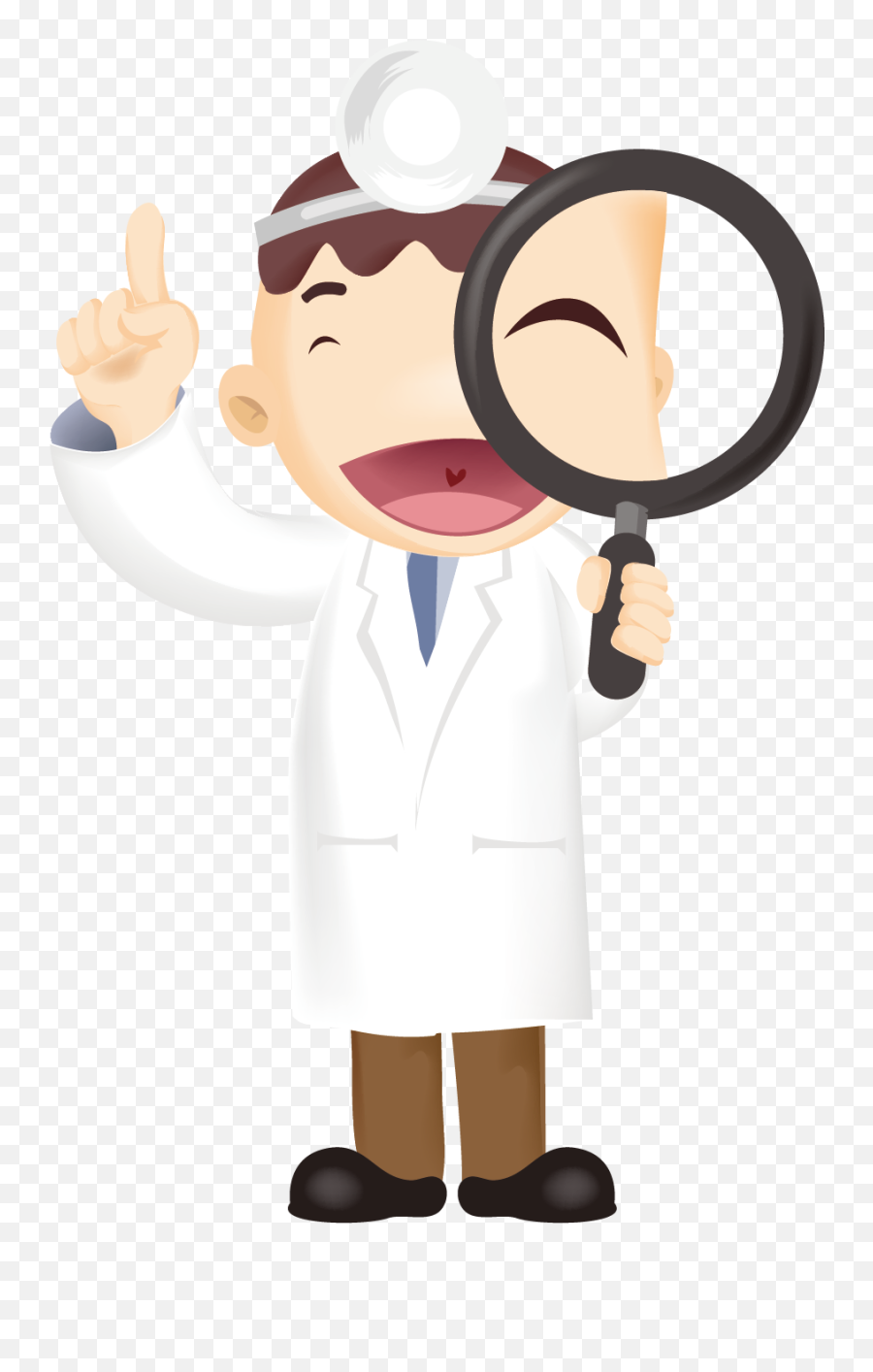 Physician Cartoon Adobe Illustrator Silhouette - Vector Emoji,Cartoon Body Png