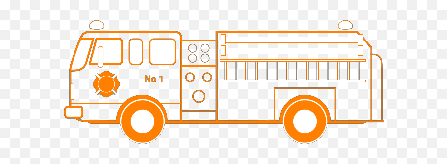 Fire Truck Svg Vector Fire Truck Clip Art - Svg Clipart Language Emoji,Fire Truck Clipart