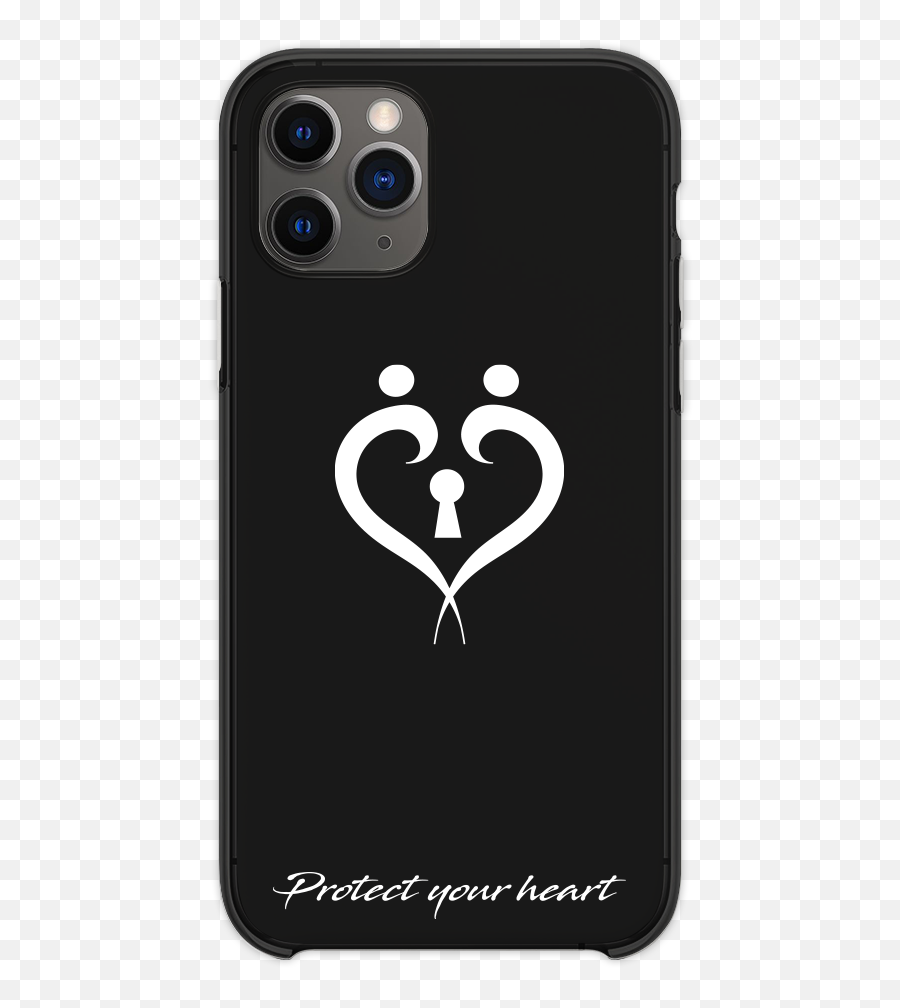 Colby Brock Protect Your Heart Black Phone Case U2013 Xplr Emoji,Colby Logo