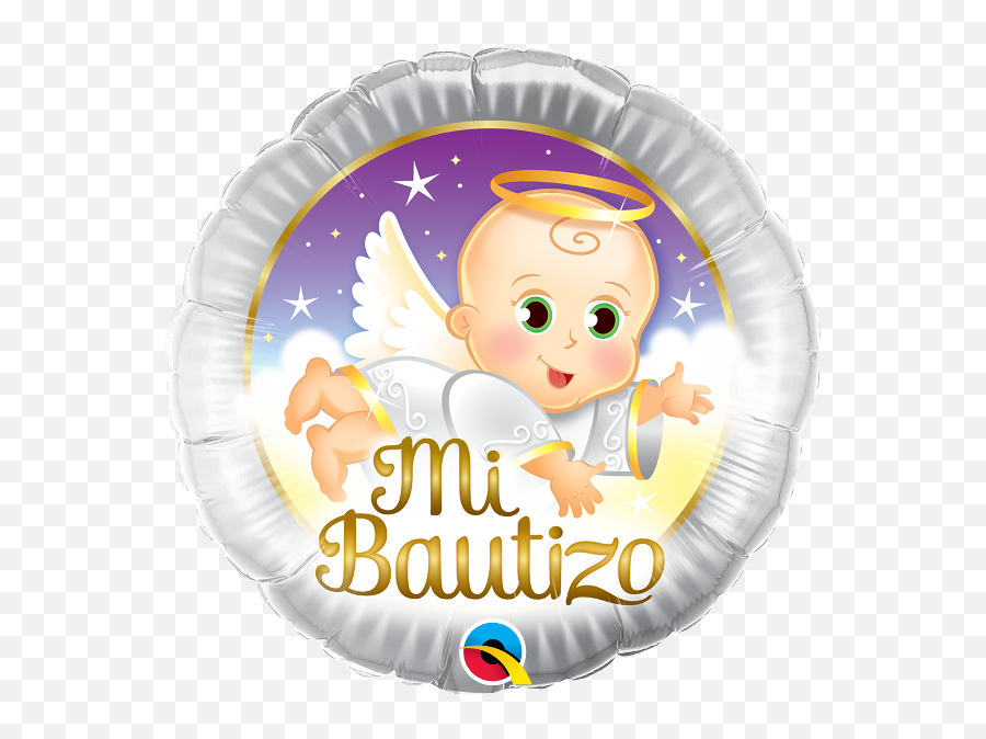 18 Mi Bautizo Angel Baby Foil Balloon Bargain Balloons Emoji,Baby Moana Clipart