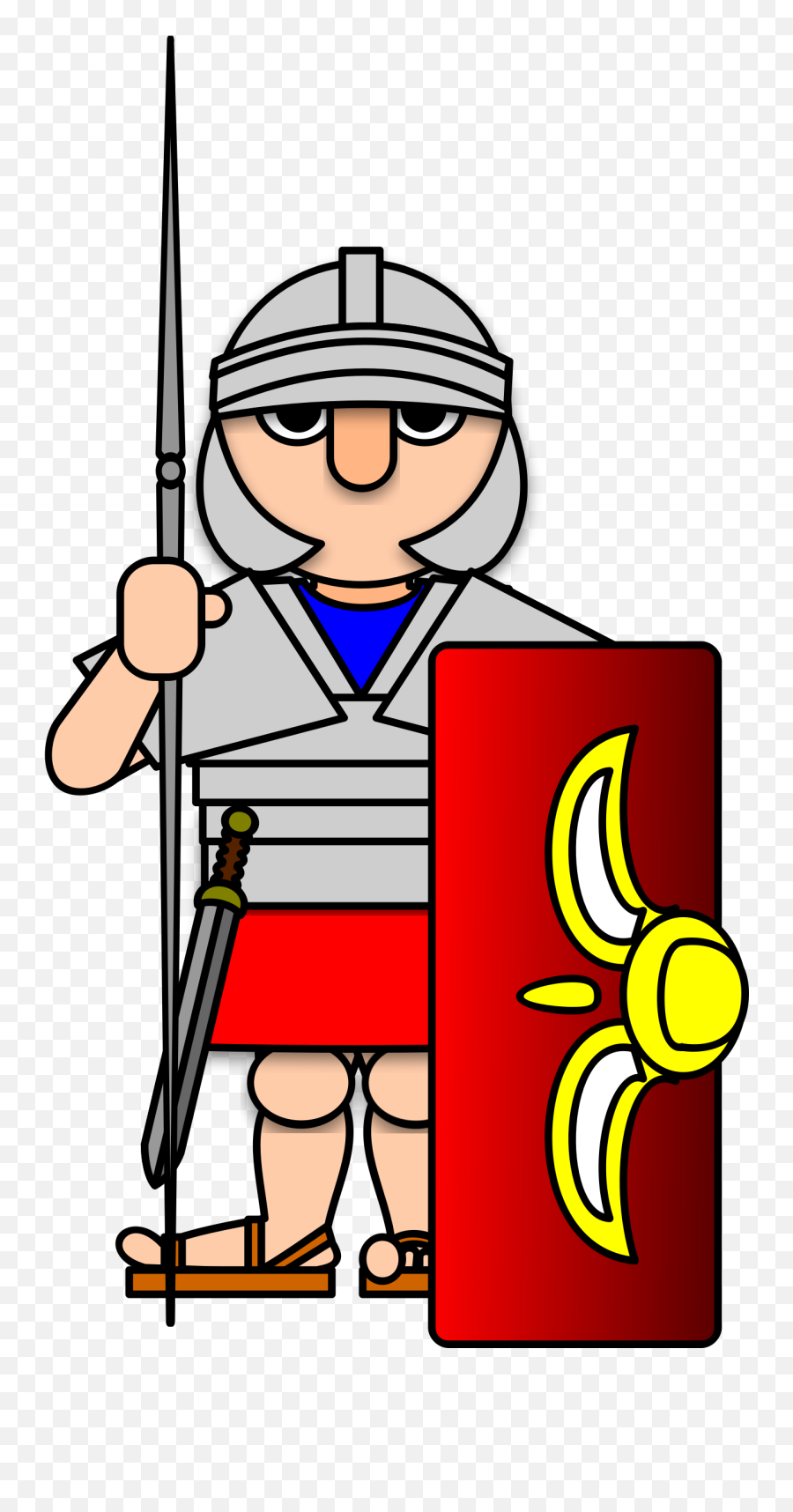 Roman Soldier Clipart - Soldier Roman Clip Art Emoji,Soldier Clipart