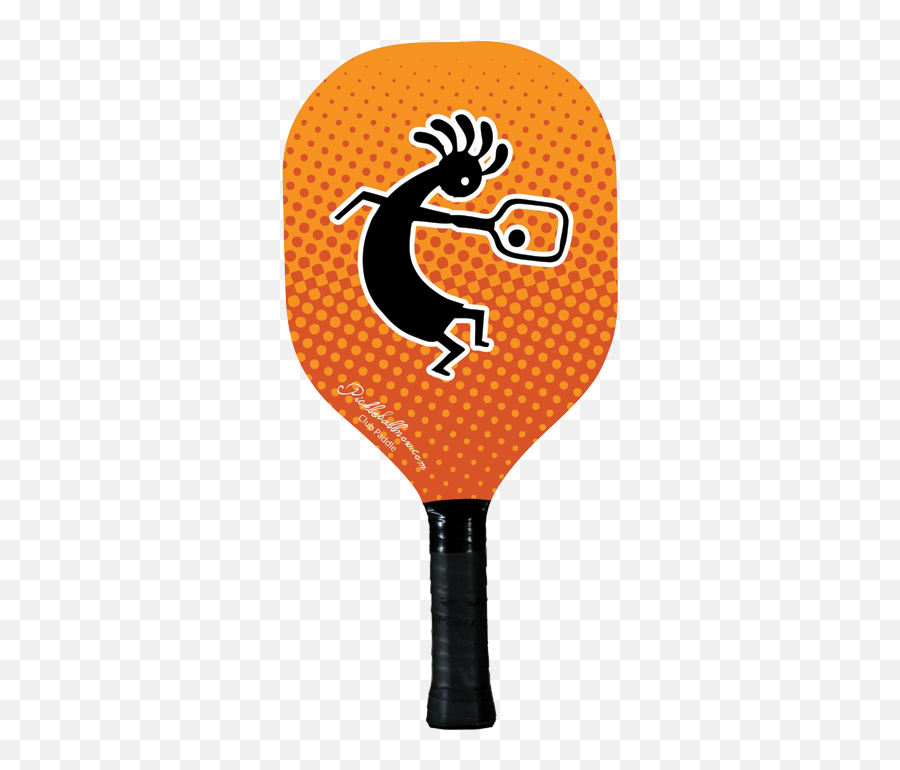 Pickleball Now Club Paddle Orange Dot - Placemat Emoji,Pickleball Clipart