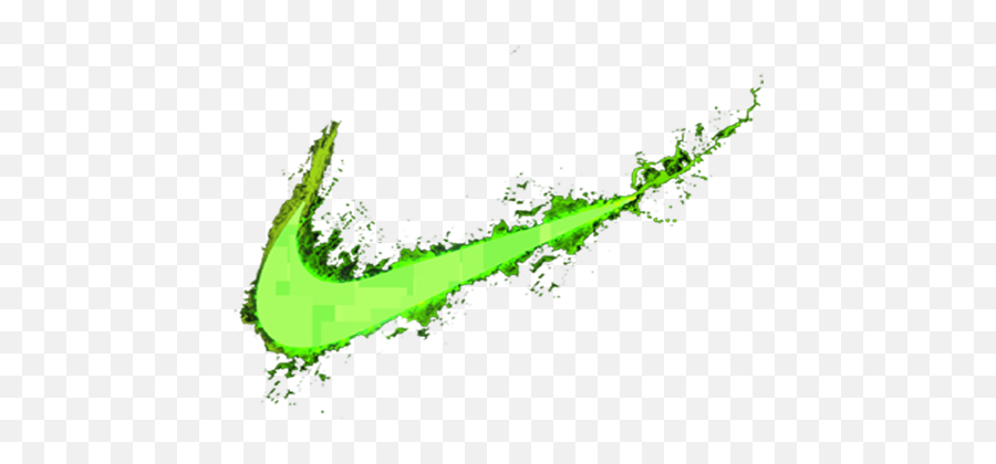 Lime Green Nike Logo - Nike Logo Transparent Neon Emoji,Nike Logo Transparent