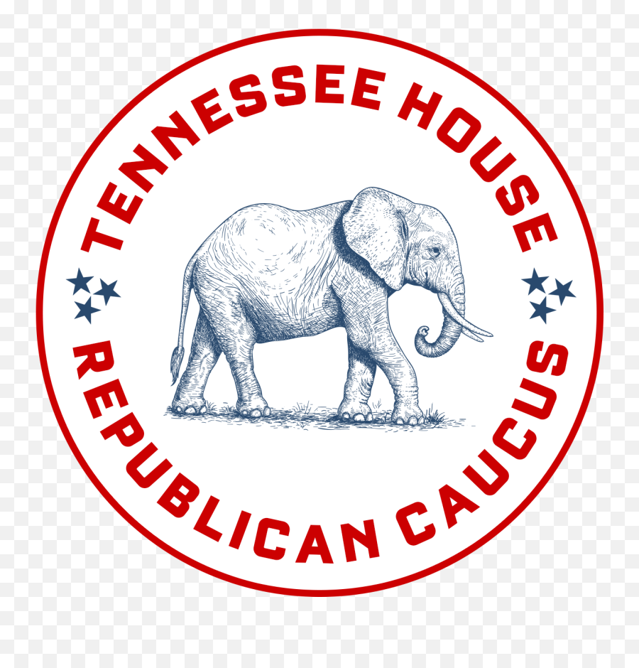 Tennessee House Republicans - Animal Figure Emoji,Republican Elephant Logo
