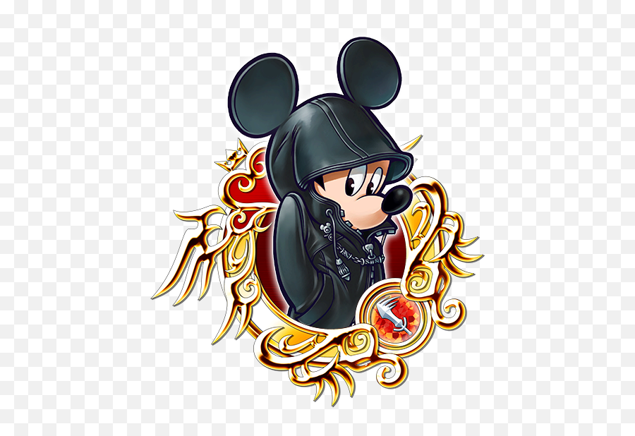 Illustrated King Mickey - Khux Wiki Kingdom Hearts 3 Riku Medal Emoji,Mickey Png