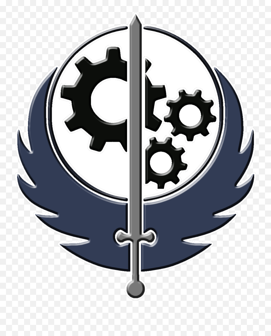 Kaiju Vs Titans - Brotherhood Of Steel Png Emoji,Unsc Logo