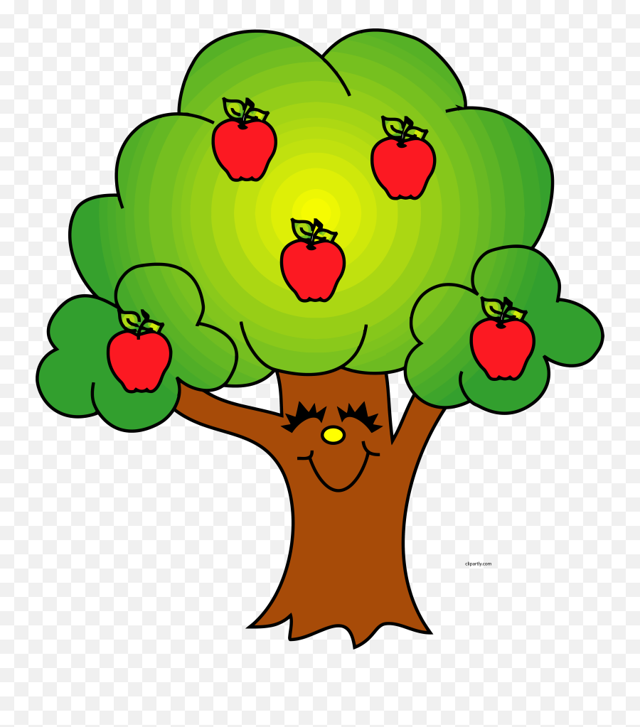 Tree Apple Clipart Explore Pictures - Tree With Fruits Clipart Apple Tree Emoji,Apple Clipart