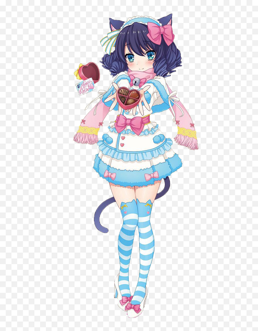 Catgirl Thread - Show By Rock Female Character Emoji,Ifunny Watermark Png