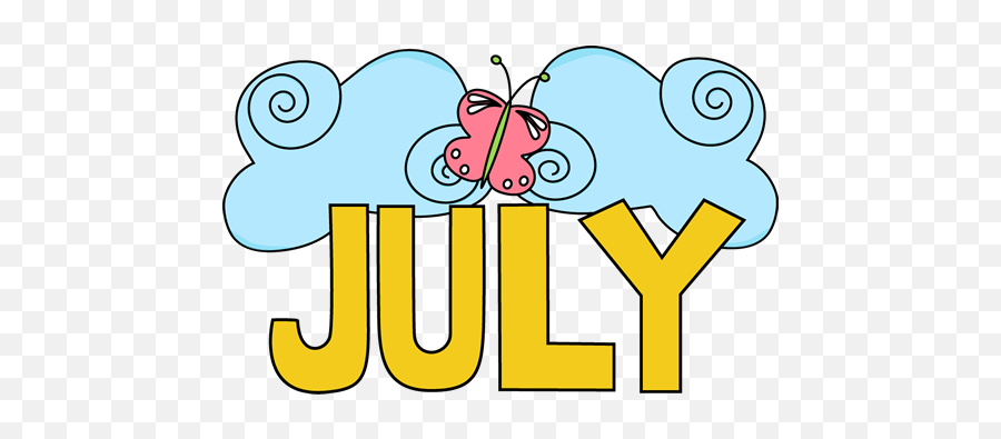 July Clip Art - July Images Month Of July Clip Art July Clipart Emoji,November Clipart