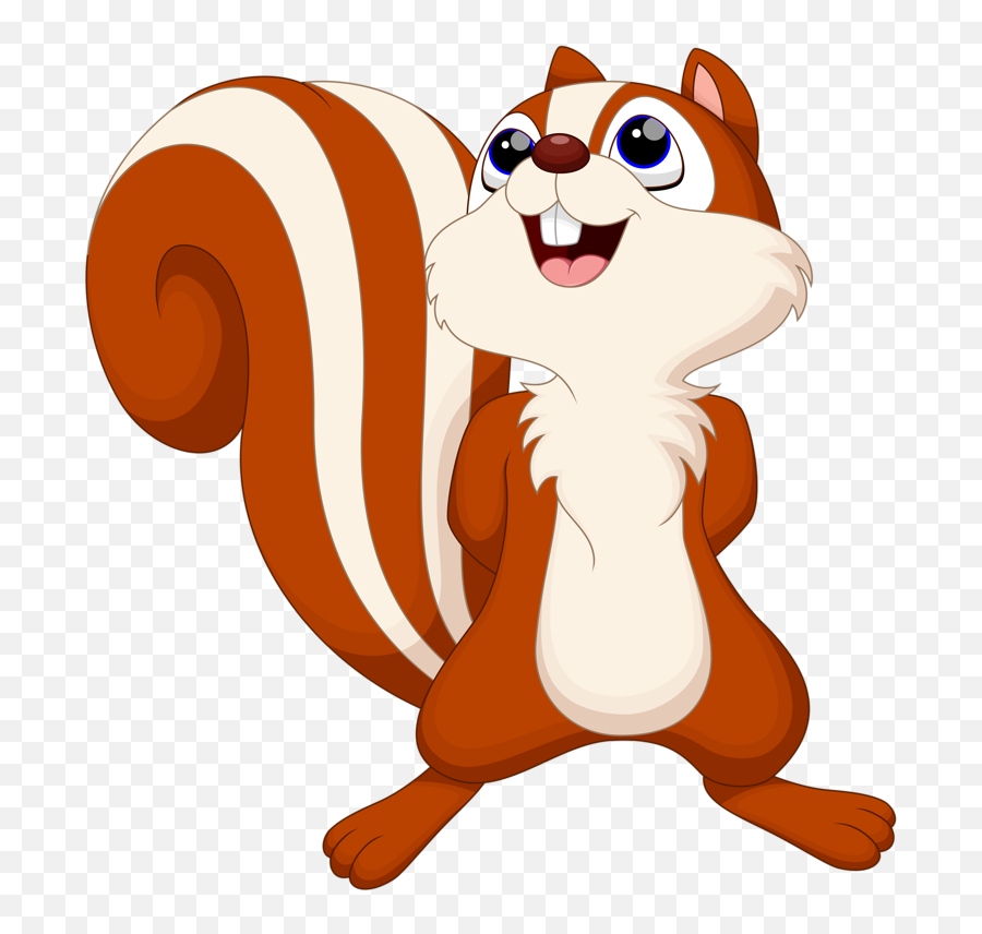 Felt Patterns Clipart Tigger Squirrel Animals - Cute Squirrel Cartoon Png Emoji,Squirrel Clipart