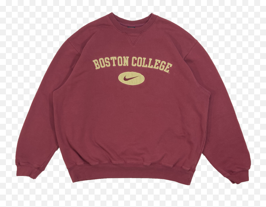 90u0027s Nike X Boston College Vintage Sweat - Shirt 4300 Long Sleeve Emoji,Boston College Logo Png