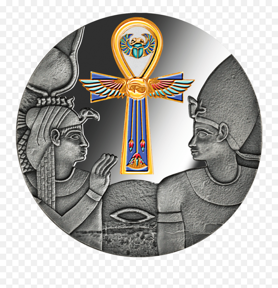 Egyptian Ankh 1 Oz Silver Coin 1000 Francs Cameroon 2020 - Egyptian Ankh Emoji,Ankh Png