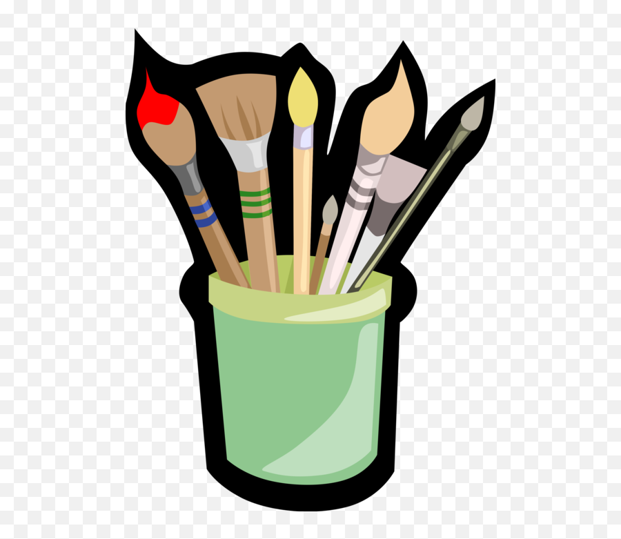 Art Brush Png - Paintbrushes Clipart Emoji,Transparent Artist