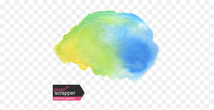 Watercolor Kit 6 - Paint 7 Color Graphic By Marisa Lerin Watercolor Png Yellow And Blue Emoji,Blue Watercolor Png